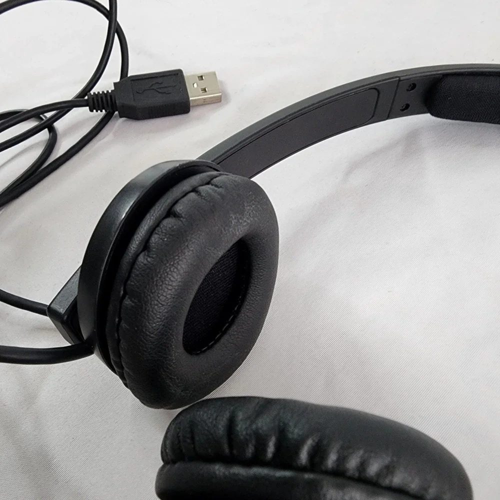 Logitech H570e USB Stereo Headset - Black (981-000574)